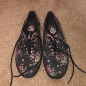 Floral Vintage Style Lo Pro Vans